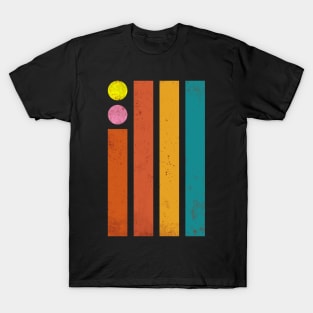 Circle and Vertical Line T-Shirt